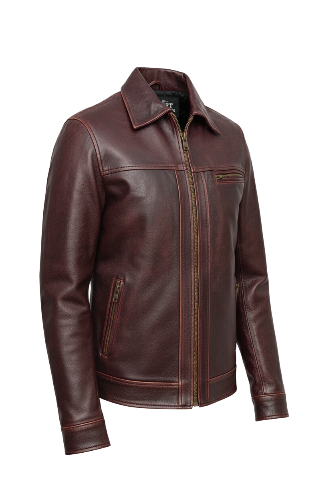 men s lambskin maroon distressed leather jacket men s lambskin maroon distressed leather jacket
