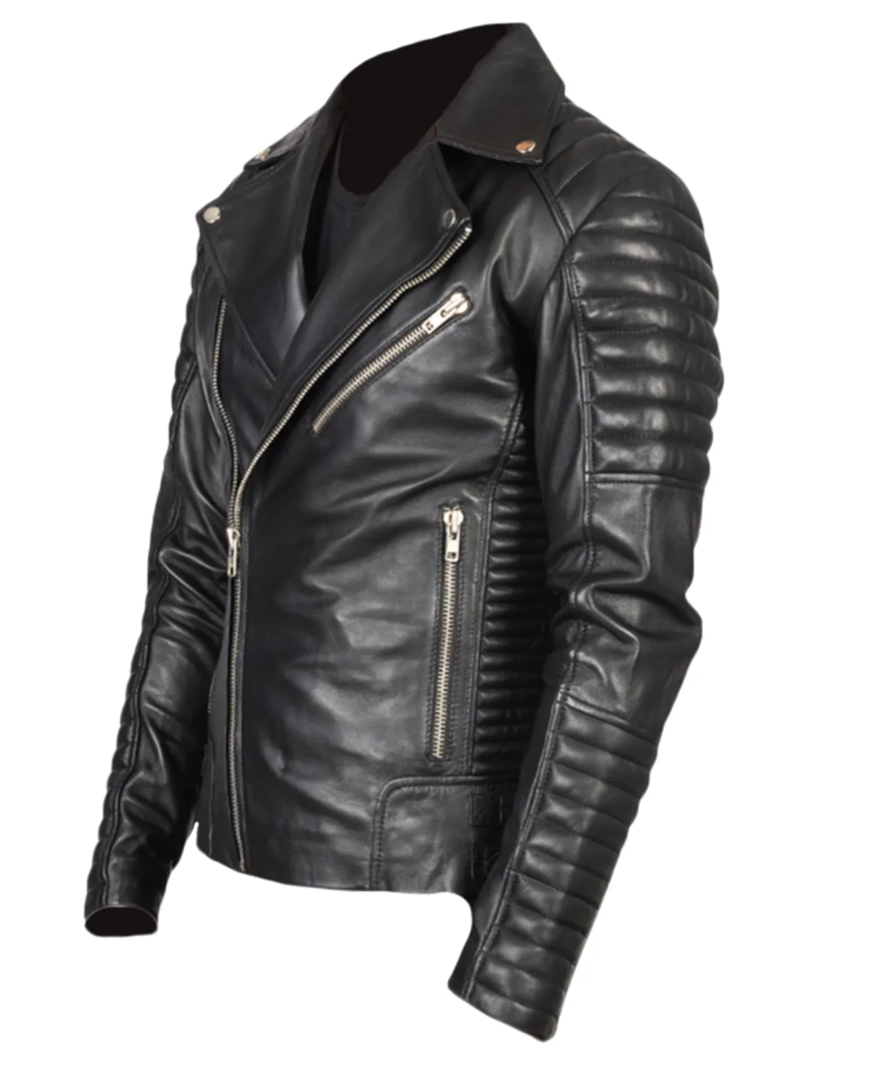 armand black leather biker jacket 3 armand black leather biker jacket 3
