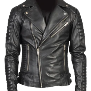 Trending Jackets armand black leather biker jacket