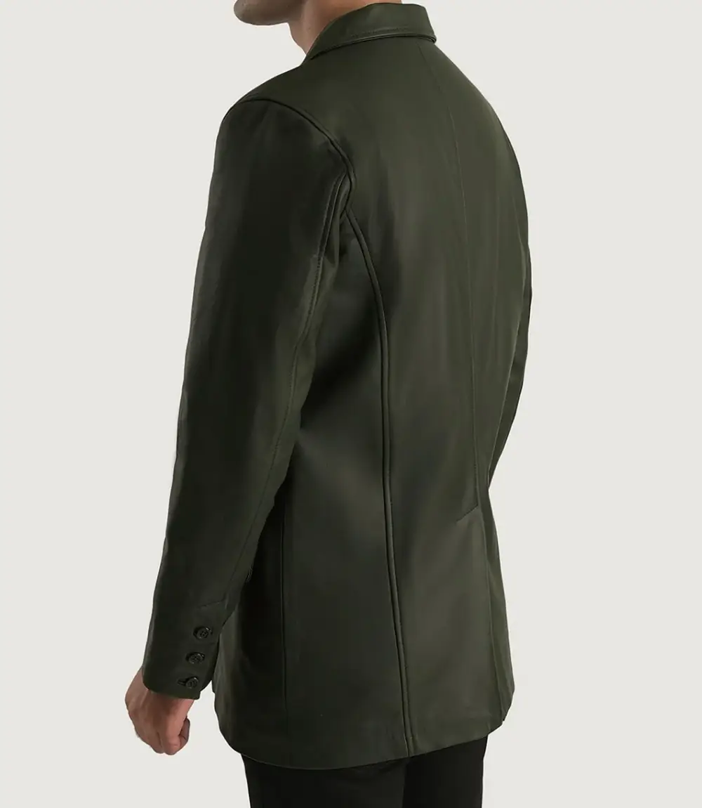 ray cutler green leather blazer side view buy from jacket hive ray cutler green leather blazer side view buy from jacket hive