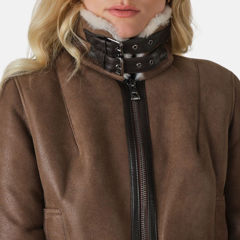 aviator brown leather jacket women buy from jacket hive aviator brown leather jacket women buy from jacket hive