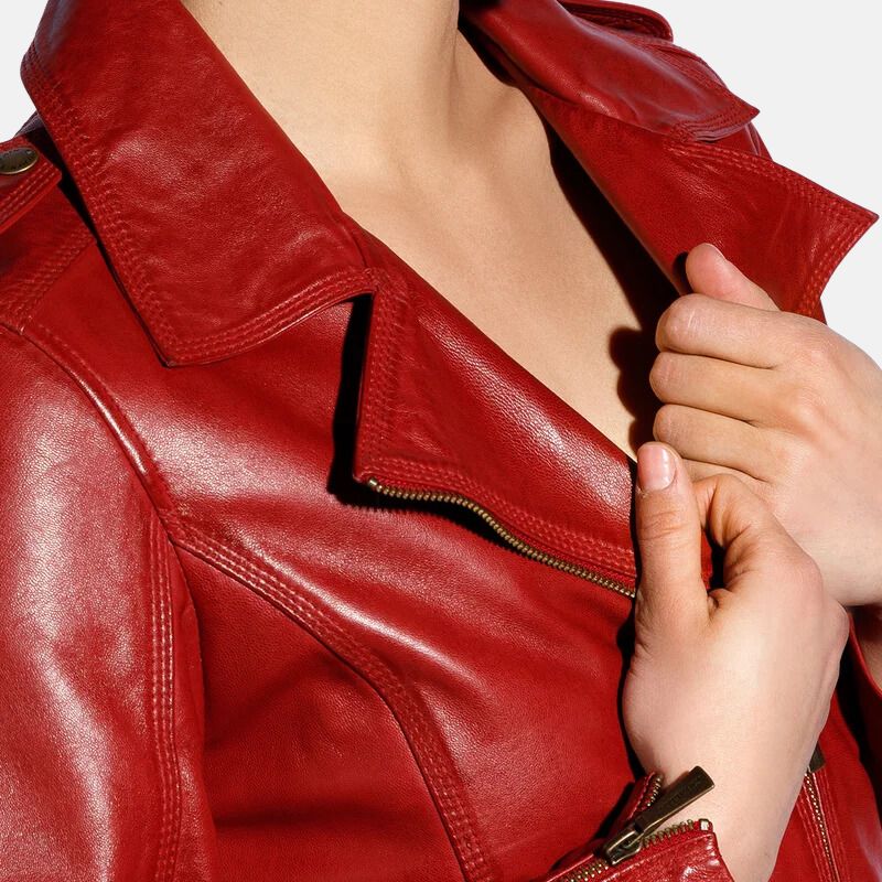 biker style red leather jacket buy from jacket hive biker style red leather jacket buy from jacket hive