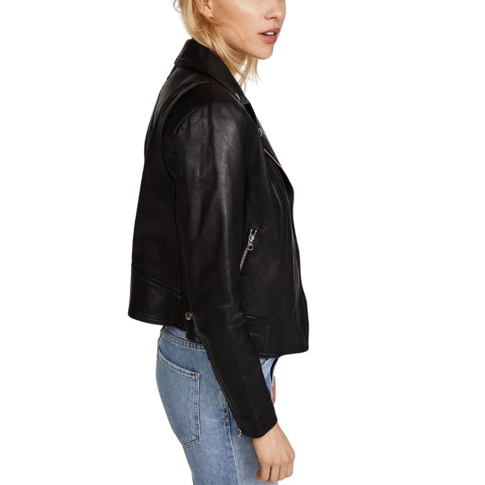 black hooded leather biker jacket black hooded leather biker jacket