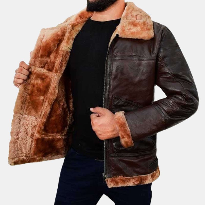 brown leather shearling for mens buy from jacket hive brown leather shearling for mens buy from jacket hive