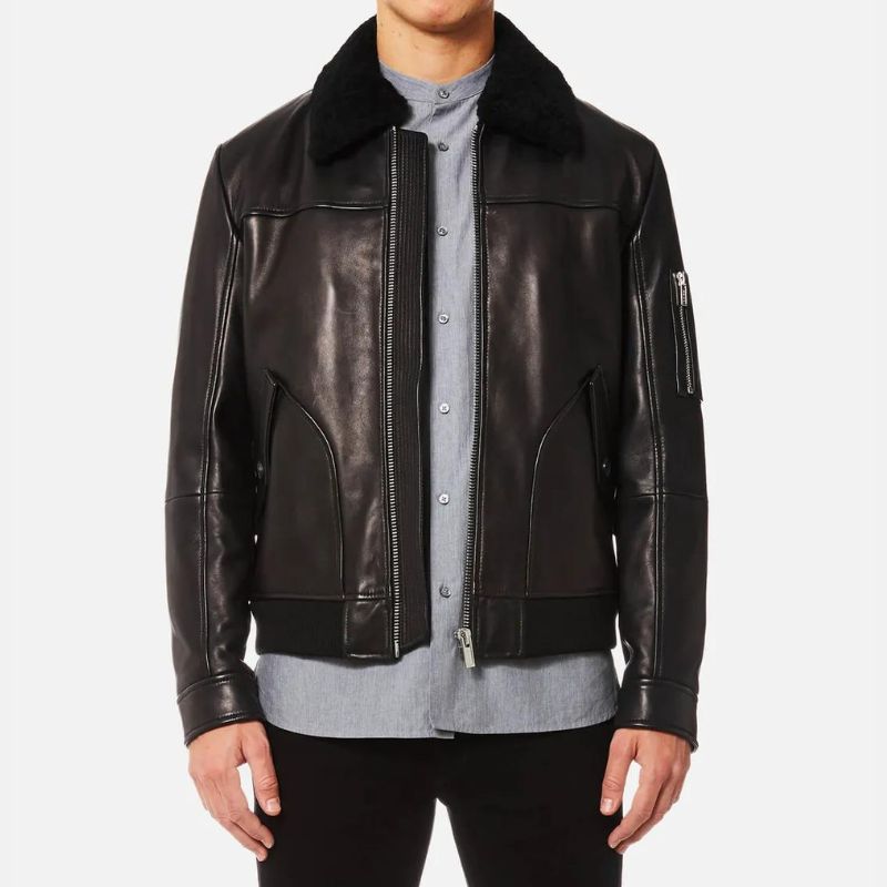 fur collar bomber leather jacket buy from jacket hive fur collar bomber leather jacket buy from jacket hive