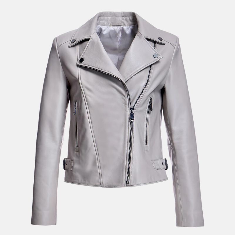 grey leather womens biker jacket buy from jacket hive grey leather womens biker jacket buy from jacket hive