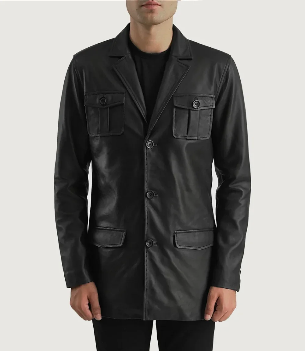mens ray cutler black blazer button close buy from jacket hive mens ray cutler black blazer button close buy from jacket hive
