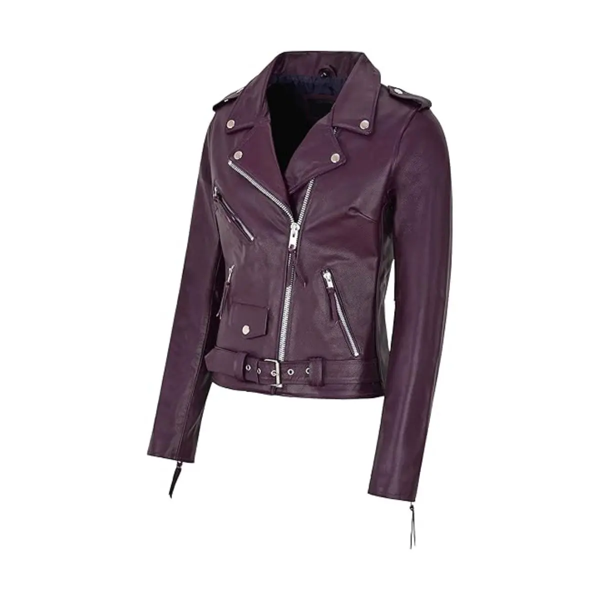 womens brando purple leather biker jacket buy from jacket hive womens brando purple leather biker jacket buy from jacket hive