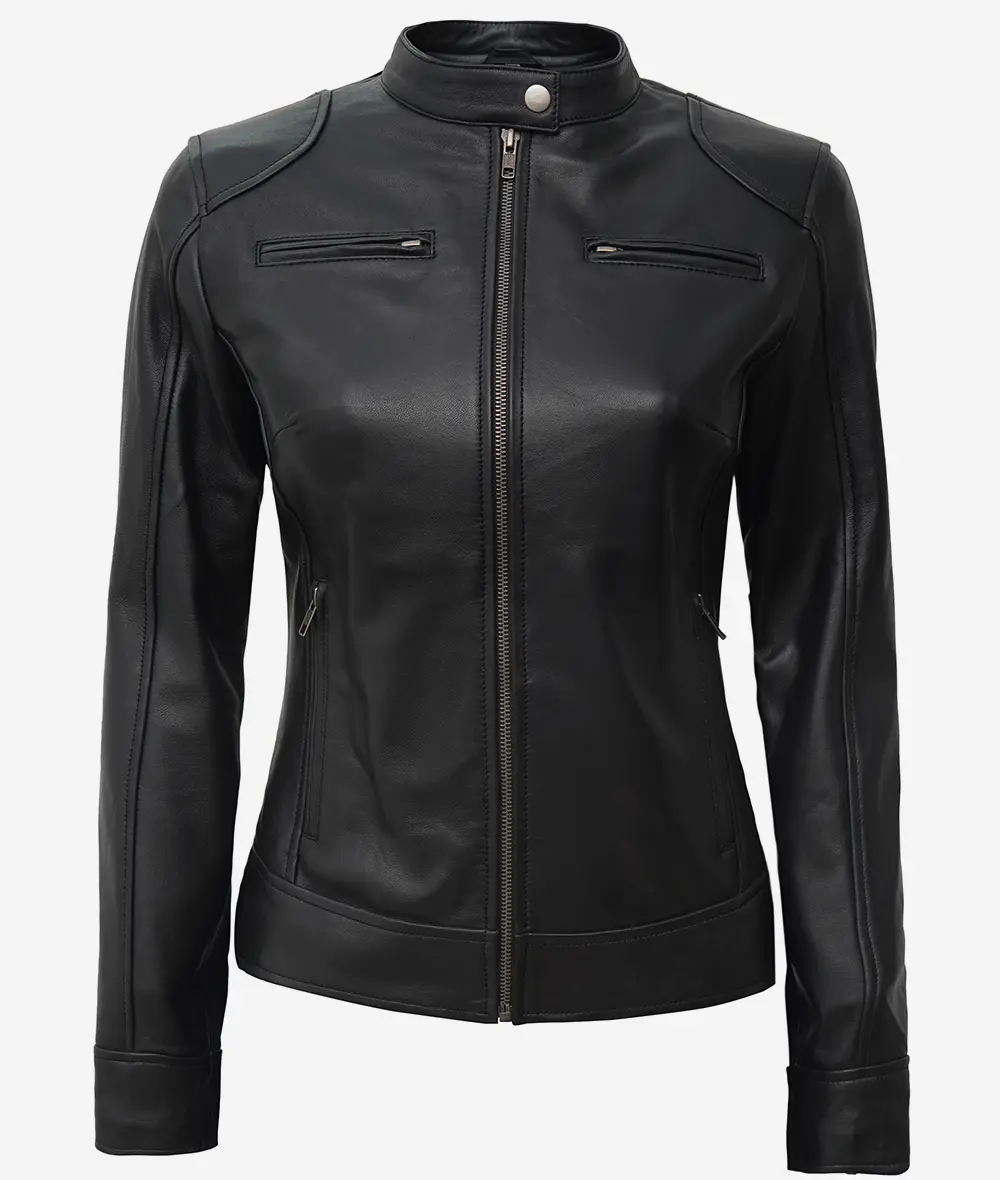 womens black leather biker jacket buy from jacket hive womens black leather biker jacket buy from jacket hive